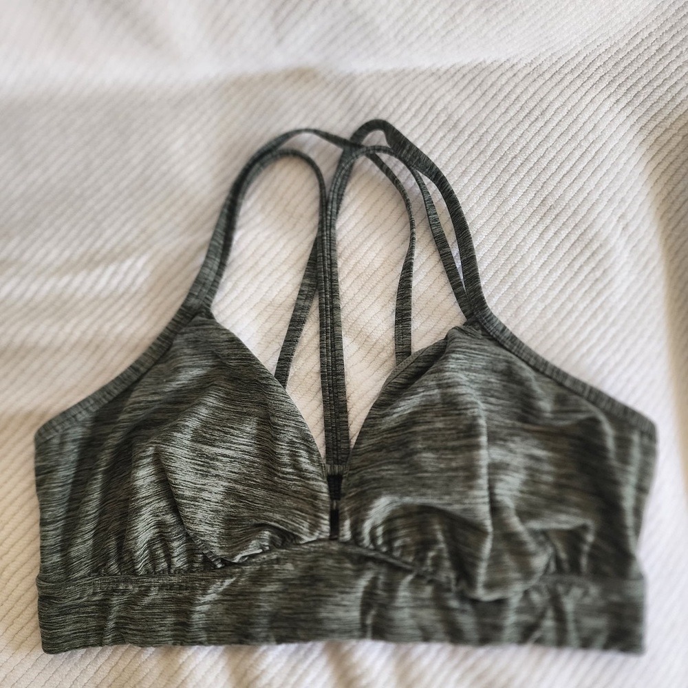 all in motion Olive Green Strappy Padded Bralette